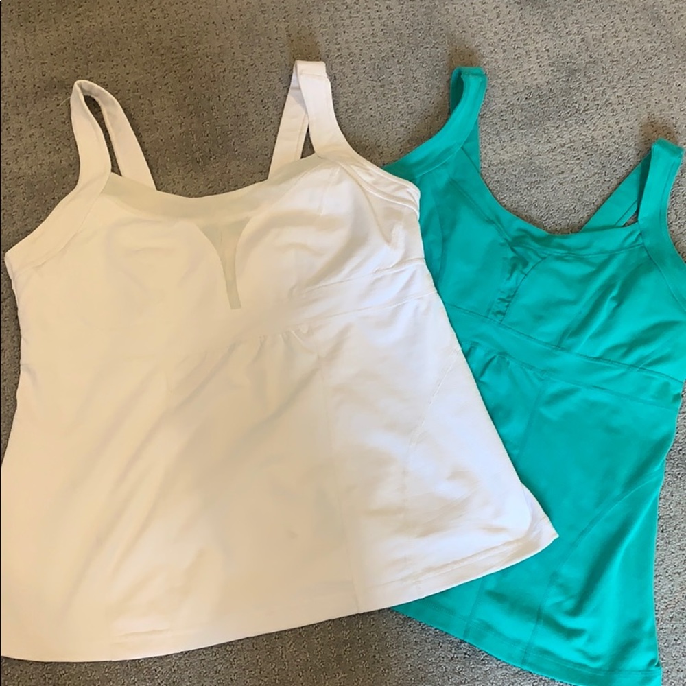 Two Zella athletic tank tops XL